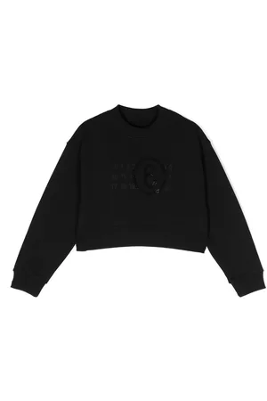 Maison Margiela Sudadera corta con motivo de números