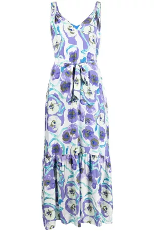Diane von Furstenberg Vestido Jodie midi con estampado floral