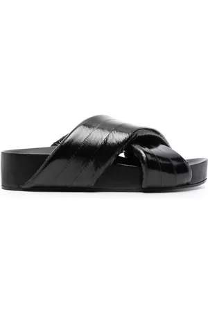Jil Sander Sandalias con tiras cruzadas