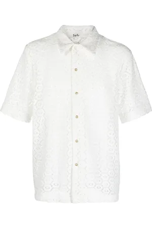 Séfr Camisa de punto calado