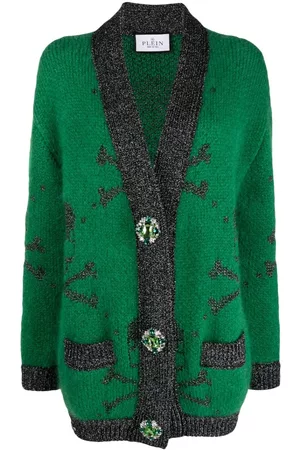 Philipp Plein Cárdigan con calavera estampada