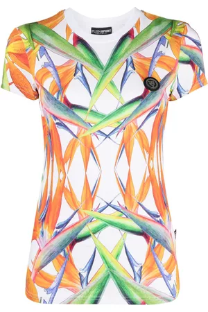 Philipp Plein Camiseta con motivo floral