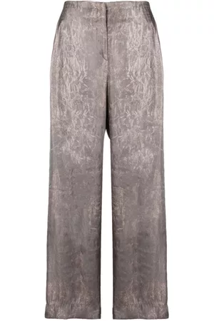 Giorgio Armani Pantalones rectos con estampado envejecido 1990
