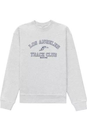 Sporty & Rich Sudadera Track Club con cuello redondo