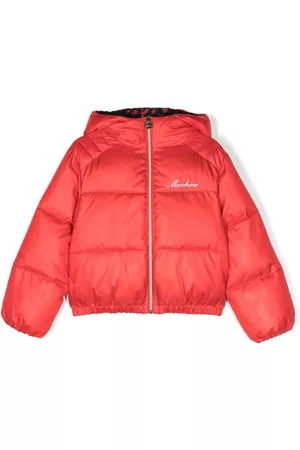 Moschino Plumífero con logo bordado