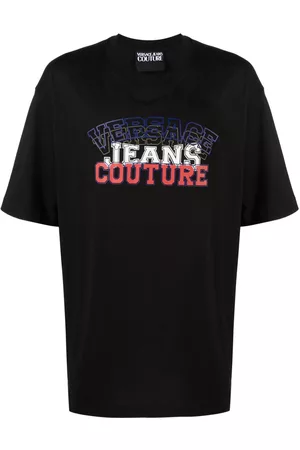 VERSACE Camiseta con logo afelpado