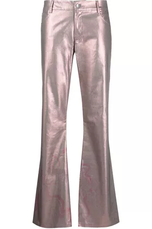 Collina Strada Pantalones acampanados metalizados
