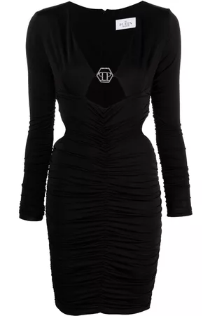 Philipp Plein Minivestido con placa del logo