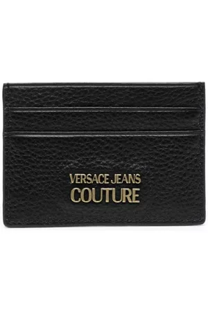 VERSACE Tarjetero con placa del logo