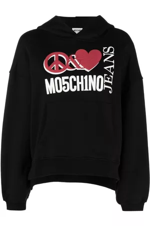 Moschino Sudadera oversize con capucha y logo