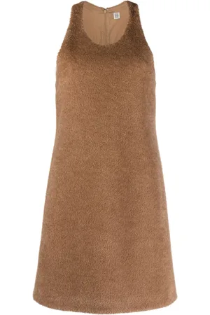 Totême Vestido corto de punto cepillado