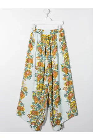 Lanvin Pantalones acampanados con estampado floral