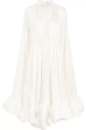 Lanvin Vestido midi con diseño de capa