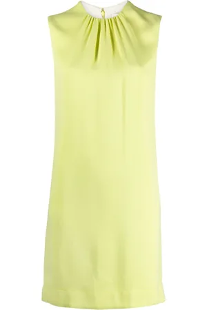Lanvin Vestido corto sin mangas con cuello redondo