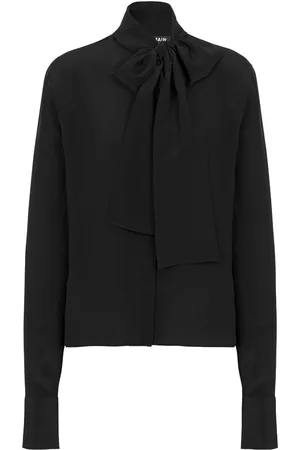 Balmain Blusa con botones con detalle de lazo