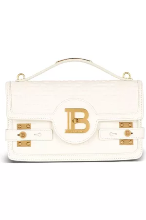 Balmain Bolso de hombro con placa del logo