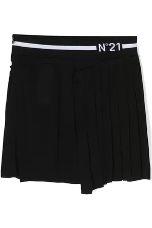 Nº21 Falda con logo en intarsia