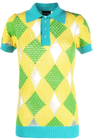 Botter Polo de punto con motivo geométrico