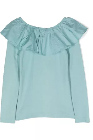 Molo Camiseta Renate con cuello de volantes