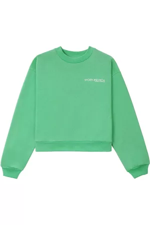 Sporty & Rich Jersey Kelly con logo estampado