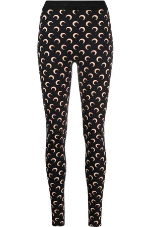 Marine Serre Leggins Fuseaux Moon estampados
