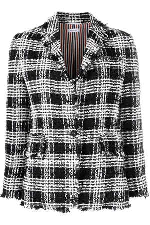 Thom Browne Chaqueta de tweed a cuadros