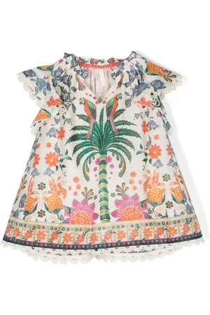 ZIMMERMANN Vestido Ginger con estampado tropical