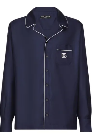 Dolce & Gabbana Camisa con parche del logo DG Essentials