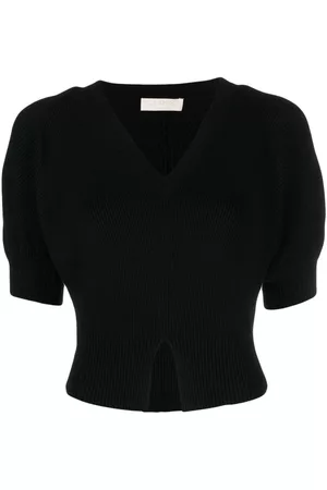 ULLA JOHNSON Top Eila con cuello en V