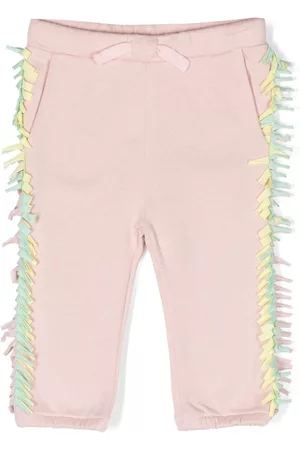 Stella McCartney Pantalones de chándal con flecos