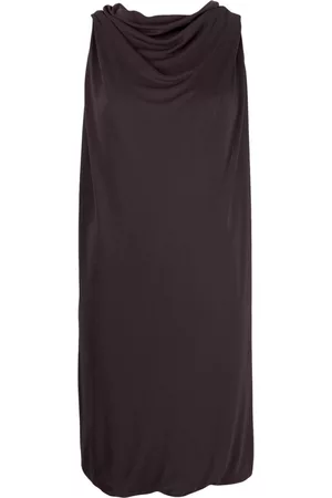 Lanvin Minivestido con cuello desbocado