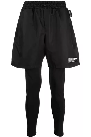 Philipp Plein Pantalones cortos de running a capas