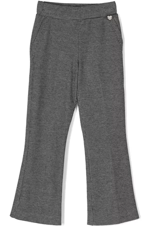 MONNALISA Pantalones acampanados con motivo pied de poule