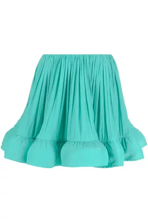 Lanvin Minifalda acampanada con volantes
