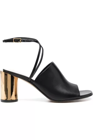 Lanvin Sandalias con tacón metalizado de 75mm