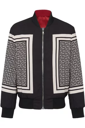 Balmain Chaqueta bomber reversible con monograma