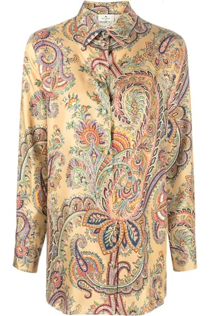 Etro Camisa con motivo de cachemira