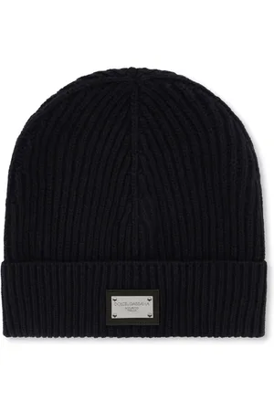 Dolce & Gabbana Gorro con placa del logo DG Essentials