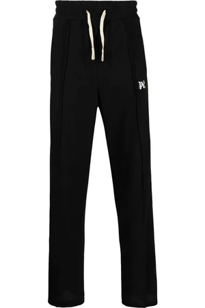 Palm Angels Pantalones de chándal con monograma bordado