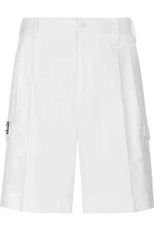 Dolce & Gabbana Pantalones cortos cargo con placa del logo