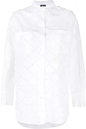 Kiton Camisa con perforaciones y manga larga