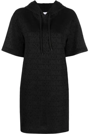 Moschino Vestido corto con logo estampado