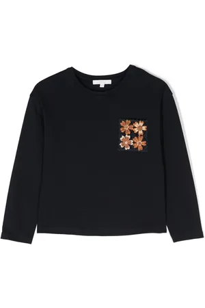 Chloé Sudadera con motivo floral bordado