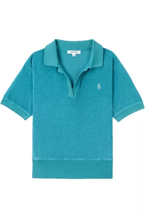 Sporty & Rich Polo con logo bordado