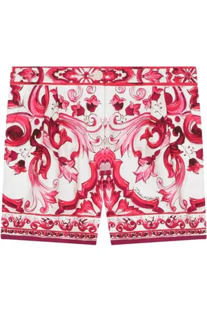 Dolce & Gabbana Pantalones cortos con motivo Mayólica
