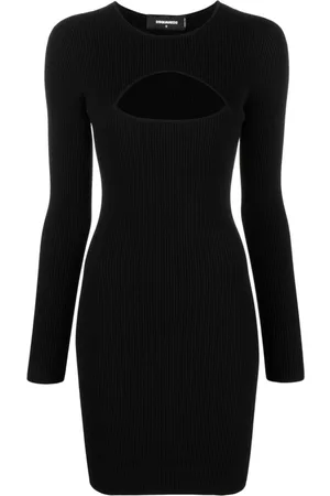 Dsquared2 Vestido corto con detalle de aberturas