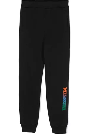 Missoni Pantalones de chándal con logo en relieve