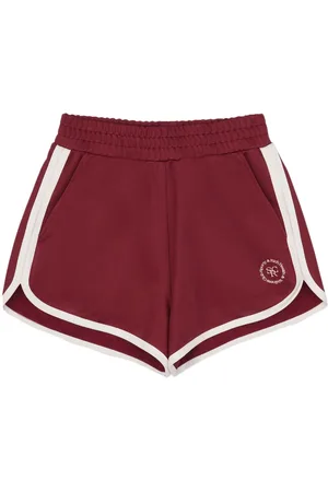 Sporty & Rich Pantalones cortos de chándal con logo