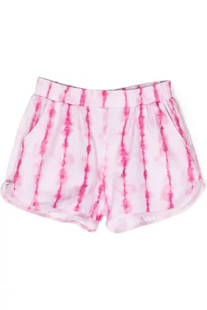 Le pandorine Pantalones cortos con motivo tie-dye