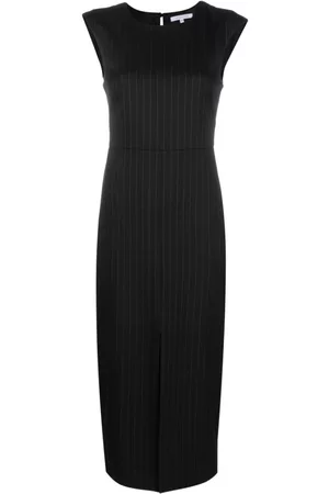 Patrizia Pepe Vestido midi a rayas diplomáticas
